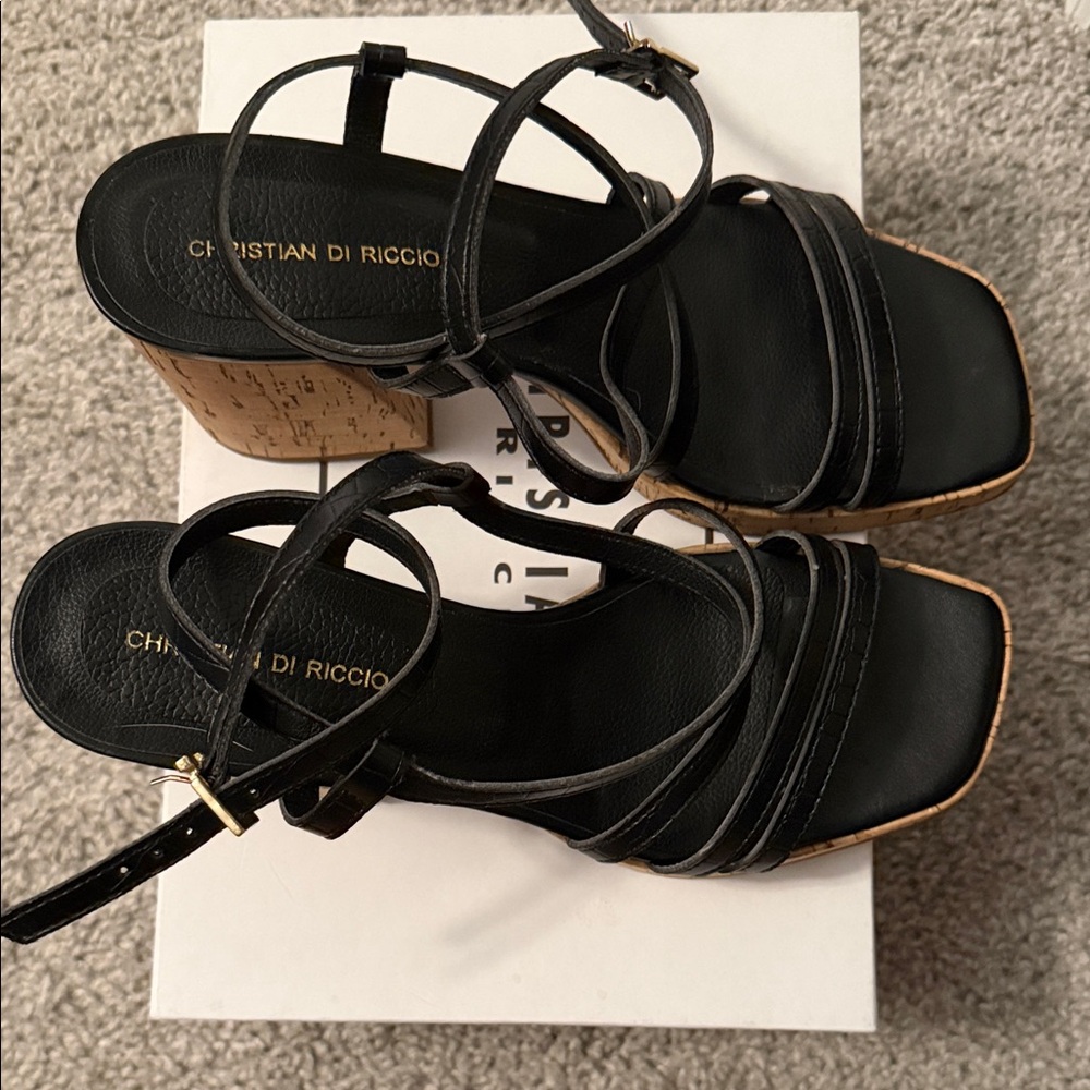 Christian Di Riccio Black Heels - Picture 2 of 7